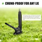 Full Face Golf Wedge Set or Individual Golf Wedge 52/56/60 Degree Gap Wedge Sand Wedges Lob Wedge | Solid Shots | No Chunking for All Lies (Black, Golf Wedges 52, 56, 60 Sets)