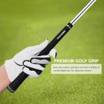 Full Face Golf Wedge Set or Individual Golf Wedge 52/56/60 Degree Gap Wedge Sand Wedges Lob Wedge | Solid Shots | No Chunking for All Lies (Black, Golf Wedges 52, 56, 60 Sets)