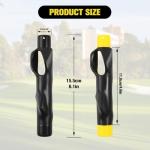 Golf Grip Trainer 2 Pcs ，Golf Training Aid for Strength Accuracy, Correct Your Grip Wrist Action, Golf Accessories for Men Women