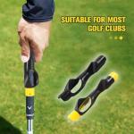 Golf Grip Trainer 2 Pcs ，Golf Training Aid for Strength Accuracy, Correct Your Grip Wrist Action, Golf Accessories for Men Women