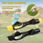 Golf Grip Trainer 2 Pcs ，Golf Training Aid for Strength Accuracy, Correct Your Grip Wrist Action, Golf Accessories for Men Women