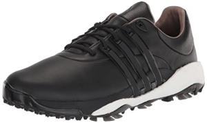adidas Men's Tour360 22 Golf Shoes, Core Black/Core Black/Red, 9.5