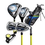 PGF Gold TP JR Kids Junior Golf Club Set – [Black] [Hand: Right] [Height50–56"][Age for 7–10]