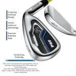 PGF Gold TP JR Kids Junior Golf Club Set – [Black] [Hand: Right] [Height50–56"][Age for 7–10]