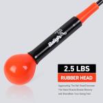 Balight Golf Swing Trainer Aid and Correction for Strength Grip Tempo & Flexibility Training Suit for Indoor Practice Chipping Hitting Golf Accessories (48 Inches, Red)