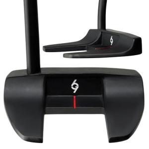 69 Golf Golf Putter with Grip for Men 35'" Length | Stepped Steel Shaft | PVD Coating Putter Head (Right)