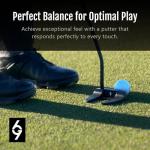 69 Golf Golf Putter with Grip for Men 35'" Length | Stepped Steel Shaft | PVD Coating Putter Head (Right)