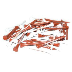 Team Golf NCAA Texas Longhorns Pack Of 50 Golf Tees 2-3/4" Golf Tees, 50 Pack, Regulation Size, Multi Team Colors