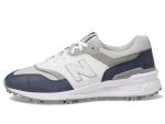 New Balance Men's 997 Golf, Navy/White 13 Wide