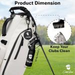 Caddy Splash Golf Club Brush Cleaner with Water – Heavy Duty Retractable Clip – Squeeze Bottle for Easy Cleaning – Nylon Bristles – Holds 4 Oz – Golf Gifts– Golf Accessories for Men – USA Company