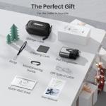 EENOUR Golf Rangefinder with Slope,1200 Yards 7X Magnification, Laser Range Finder with Pin Lock Vibration,Rechargeable Battery, IP54 Waterproof, Stripe,Golf Accessories for Men Women