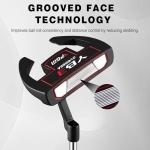 PGM Golf Putter for Men and Women - Anti-Twist Mallet Design with Alignment Guide & Stepped Shaft - Low Center of Gravity for Smooth, Accurate Putts