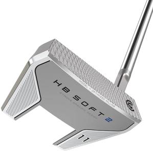 Cleveland Golf HB Soft 2 Putter (Model 11), Silver, 35", Slant Neck, Right Hand