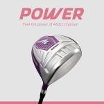 Precise M5 Women's Golf Club Set – Titanium Driver, Stainless Steel Fairway & Hybrid, 5-PW Irons, Putter, Stand Bag & Headcovers – Lightweight Graphite Shafts for Women – Right-Handed, Purple