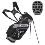 14-Way Golf Stand Bag - Lightweight Golf Bag for Men Women, Plush-Lined Divider Top, Interchangeable Single/Dual Straps and Rain Cover