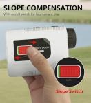 Range Finder Golf – 1000 Yards Golf Rangefinder with Slope Switch, Magnetic Mount, Flag Lock, Vibration & USB-C Recharge