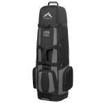 UNIHIMAL Soft-Sided Golf Travel Bags for Airlines with Wheels, Golf Club Travel Covers 900D Wear-Resistant Oxford, Waterproof, Universal Size（Black-Gray）