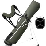 Full Choice Lightweight Golf Stand Bag, Durable 4 Way Full-Length Dividers with Dual Straps & Stand Golf Carry Bag, Olive Green