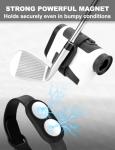 Lamborsafe Golf Rangefinder Magnetic Strap Holder Mount, Adjustable Slim Magnetic RangeFinder Wrap with Strong Magnet for Golf Cart, Range Finder Strap Easy Access and Clean