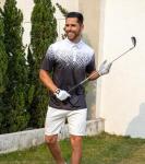 uideazone Men's Polo Shirt Athletic Fit Slim Short Sleeve Golf Shirts White Black Collared Moisture Wicking Sport Tee Shirt