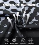 uideazone Men's Polo Shirt Athletic Fit Slim Short Sleeve Golf Shirts White Black Collared Moisture Wicking Sport Tee Shirt