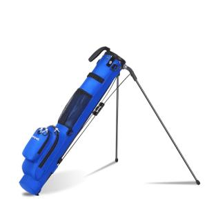 MAZEL Lightweight Golf Bag for Men – Easy to Carry Golf Clubs Bag with Shoulder Strap,Pitch n Putt Golf Stand Bag for Driving Range,Par 3 and Executive Courses - Fit Up to 8 Clubs (Deep Blue)