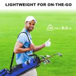 MAZEL Lightweight Golf Bag for Men – Easy to Carry Golf Clubs Bag with Shoulder Strap,Pitch n Putt Golf Stand Bag for Driving Range,Par 3 and Executive Courses - Fit Up to 8 Clubs (Deep Blue)