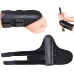 panthra Golf Wrist Training Aid, Golf Wrist Brace, Firm Fit, Hand Gesture Practice Tool Wrist Correction, Suitable for Beginners to Train Grip and Swing Training Aids (Black)