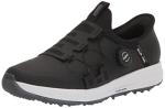 Skechers Men's Go Golf Elite 5 Arch Fit Waterproof Slip in Golf Shoe, Black/White Spikeless, 10.5