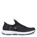 Skechers Men's Go Golf Elite 5 Arch Fit Waterproof Slip in Golf Shoe, Black/White Spikeless, 10.5