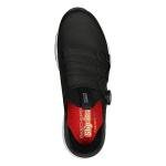 Skechers Men's Go Golf Elite 5 Arch Fit Waterproof Slip in Golf Shoe, Black/White Spikeless, 10.5