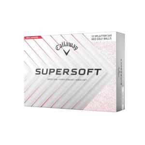 Callaway Golf Supersoft Golf Balls (2025, Red Splatter)