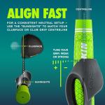 GOLF-GRIP™ Golf Grip Trainer for Left & Right-Handed Golfers – Snap-On Golf Training Aid for Proper Hand Position & Swing Technique – Hit Straighter, Longer Shots & Fix Slices or Hooks