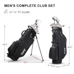 KVV 11-Club Complete Set, Men's Golf Clubs Package Set, with Stand Bag, 5~P# Irons, Right Handed