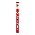 SuperStroke NFL Golf Putter Grip, Kansas City Chiefs (Mid Slim 2.0) | Cross-Traction Surface Texture and Oversized Profile | Even Grip Pressure for a More Consistent Stroke | Non-Slip Grip, Red/Gold (TS040156)