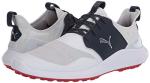 PUMA GOLF mens Ignite Nxt Lace Golf Shoe, Puma White-puma Silver-peacoat, 9.5 US