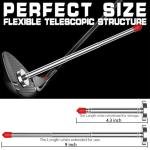 ONHAWKS Golf Alignment Rods-Club Alignment Sticks with Telescopic Magnetic Corrector Trainer Aid Tools Help Visualize and Align Your Golf Shots Club,Swing Aim Practice Accessories Golf Gifts