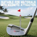 ONHAWKS Golf Alignment Rods-Club Alignment Sticks with Telescopic Magnetic Corrector Trainer Aid Tools Help Visualize and Align Your Golf Shots Club,Swing Aim Practice Accessories Golf Gifts