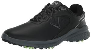 Callaway Men's Solana TRX v3 Golf Shoe, 11 2E, Black/Grey