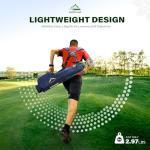 UNIHIMAL Golf Par 3 Lightweight Stand Carry Bag PRO with Dual Shoulder Straps –Pitch n Putt Golf Bag Easy to Carry and Durable for The Driving Range, and Executive Courses – 31.5 inches Tall (Blue)