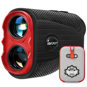 Golf Rangefinder with Slope - 1200 Yards Laser Range Finder for Golf & Hunting, 7X Magnification, Flag Locking Vibration, Rechargeable & Magnet Stripe, Best Golf Accessories Gift with Hard Shell Case
