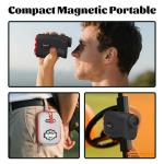 Golf Rangefinder with Slope - 1200 Yards Laser Range Finder for Golf & Hunting, 7X Magnification, Flag Locking Vibration, Rechargeable & Magnet Stripe, Best Golf Accessories Gift with Hard Shell Case