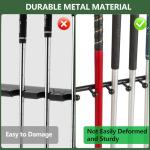 Xnwouco Golf Putter Stand for 9 Clubs & 9 Balls, Solid Wood & Iron Golf Club Rack, Golf Club Organizer Floor Stand, Golf Club Holder | Rustic Modern Design for Home, Office, Golf Course Accessories