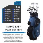 PGF Labs Women's Gold TP BG-77 Complete Golf Club Package Set [14-Pieces][Flex: Regular] [Hand: Right] [Length: Standard]