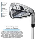 PGF Labs Women's Gold TP BG-77 Complete Golf Club Package Set [14-Pieces][Flex: Regular] [Hand: Right] [Length: Standard]