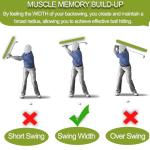Giltiil Golf Swing Training Aid – Create Width in The Backswing, Enhance Swing Speed & Distance | Turn Arm Golf Swing Trainer | Ideal for All Skill Levels & Both R/H and L/H Golfers