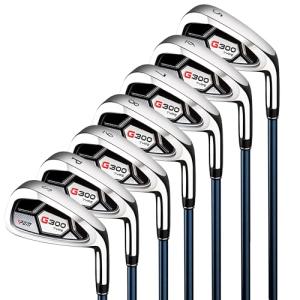 PGM 7 Piece Men’s Golf Iron Set for Right Handed, Forgiving Design Sets with Graphite Shaft and Easy Control Grip Include Golf Club Iron 5 to 9 PW SW