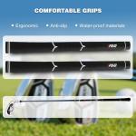 PGM 7 Piece Men’s Golf Iron Set for Right Handed, Forgiving Design Sets with Graphite Shaft and Easy Control Grip Include Golf Club Iron 5 to 9 PW SW