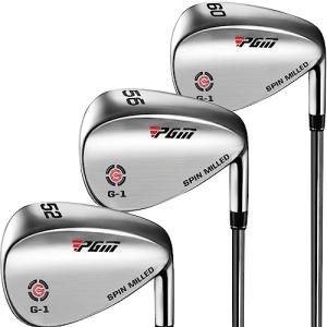 PGM Golf Wedge for Men&Women - 52/56/60 Degree Gap Wedge Sand Wedge Lob Wedge Right Hand - Low Center of Gravity - Milled Face for More Spin - Easily Escape from Bunker