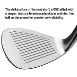 PGM Golf Wedge for Men&Women - 52/56/60 Degree Gap Wedge Sand Wedge Lob Wedge Right Hand - Low Center of Gravity - Milled Face for More Spin - Easily Escape from Bunker
